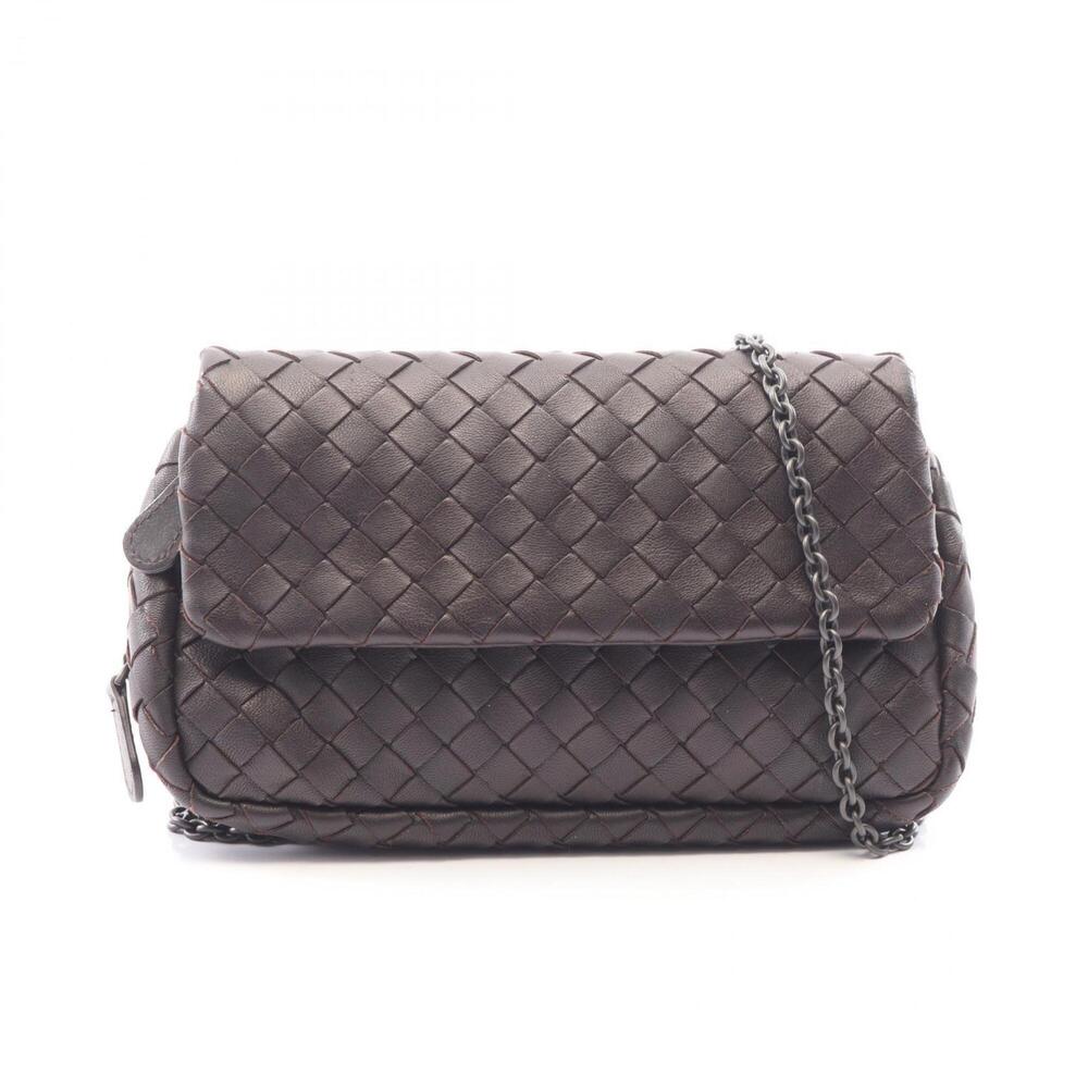 Bottega Veneta Intrecciato Shoulder Bag/Handbag, Leather, Women's, Brown
